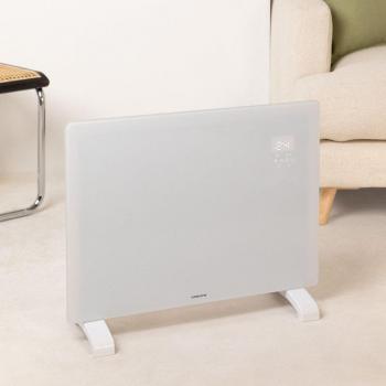 Calefactor Eléctrico de Cristal WARM CRYSTAL 1500W con WiFi - Programable 24 horas - 2 Potencias