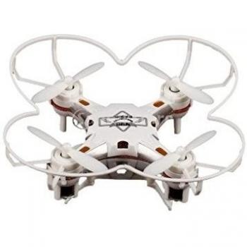 Mini Quadcopter con Control Remoto Aviones No Tripulados 4 Canales FQ777-124 - Blanco
