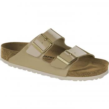 Birkenstock Arizona BF Beige Slides for Women, Size 12 US
