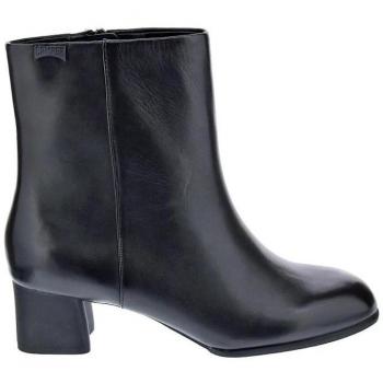 Botines Camper Katie para Mujer de Piel Negros con Tacón de 5cm