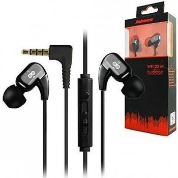 Auriculares Manos Libres JABEES WE102M - Sonido Stereo - Negro