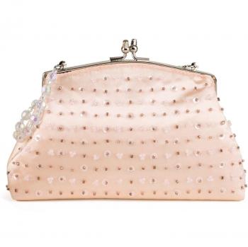 Farfalla 90430 - Cartera de mano de satén para mujer rosa rosa