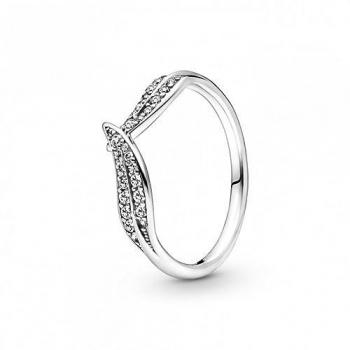 Anillo de Plata de Ley con Hojas Brillantes - Modelo 199533C01 para Mujer