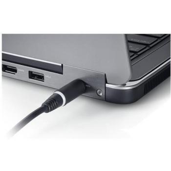 Adaptador de Corriente Dell 65W AC para Portátiles Inspiron - Negro, con Cable de Alimentación (Kit)