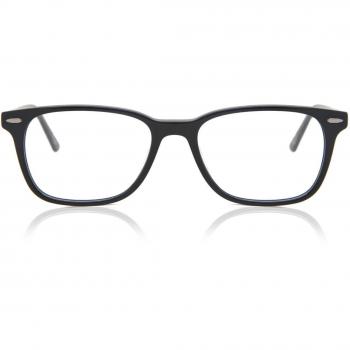 Gafas Recetadas Cuadrado Armazón Completo Plástico Negro para Hombre - Gafas Anti-Azules - SmartBuy Collection