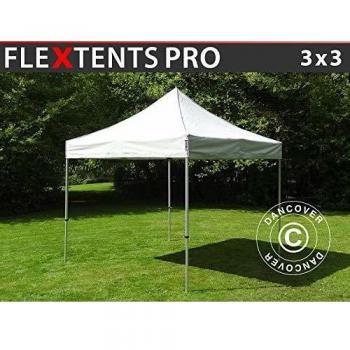 Carpa Plegable Rápida FleXtents Pro 3x3m Plateada