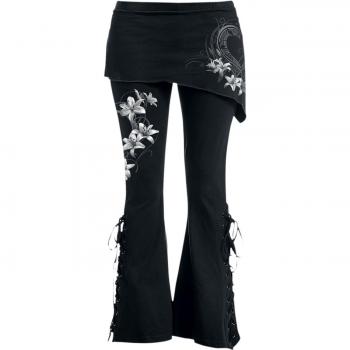 Spiral Pure Of Heart Gothic Leggings - Black - Sizes S to XXL for Women