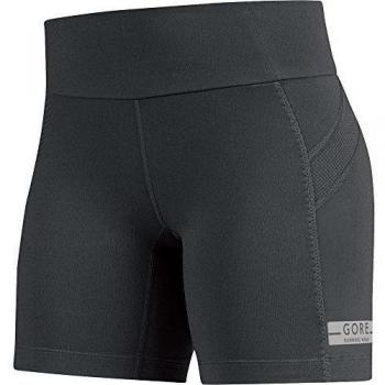 Gore Running Wear Air Lady - Malla corta para mujer, color negro, talla 34