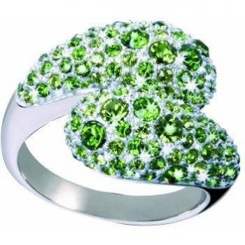Glamour GR33-07 - Diva - Anillo de Mujer de Plata con 136 Cristales de Swarovski