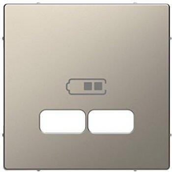 Schneider Electric MTN4367-6050 Toma de Cargador Doble Tipo Usb 2.100 Ma de La Gama D-Life, Niquel