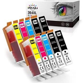 INK4U Compatible para HP 364 364XL Cartuchos de Tinta para HP Deskjet 3070A 3520 Officejet 4620 4622 Photosmart 5510 5511 5512 5514 5515 5522 5524 5520 6510 6520 6512 6515 B010a B109a