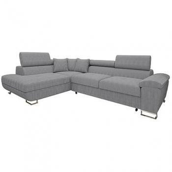Sofá rinconero Comfivo 139 con función de descanso y caja de ropa de cama, 270 x 71 x 202 cm