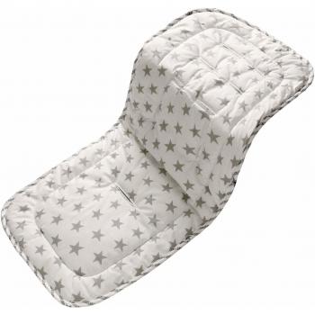 Miracle Baby Cojín Carro Bebe,Colchoneta Silla Paseo Universal Transpirable,Cojín Silla de Paseo para el Cochecito y Asiento de Carro, 100% Algodón。 32x80cm