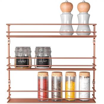 Metaltex Pepito Copper - Especiero 3 Pisos, Color Cobre