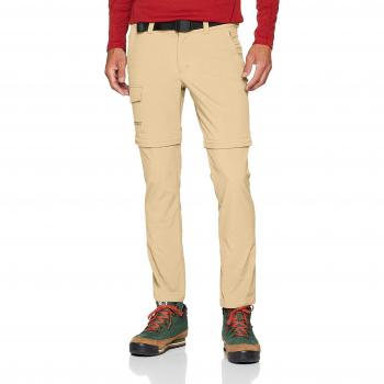 Maier Sports Torid Slim Zip Men's Outdoor Pants with 4 Pockets, Zip-Off Feature, in Green