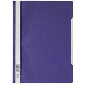 Carpeta Rápida Durable A4 de PP, Color Violeta, Paquete de 50 Unidades
