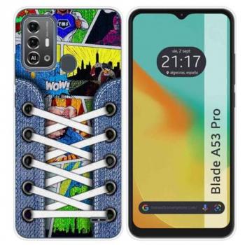 Funda de Silicona para Zte Blade A53 Pro con Diseño de Zapatillas 14 y Dibujos