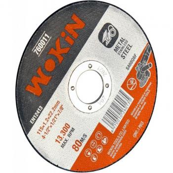 Disco Abrasivo para Corte de Hierro Plano Wokin 230x22,2 mm 760023