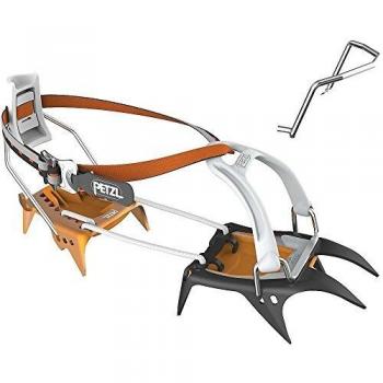 Petzl Irvis Hybrid Leverlock Crampons - Lightweight Aluminum and Steel for Mountaineering and Ski Touring