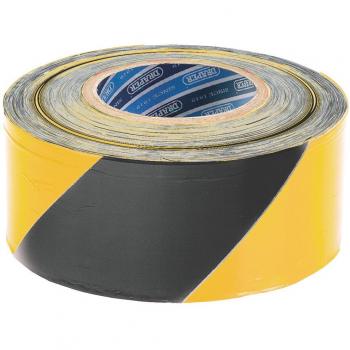 Draper 69009 - Cinta adhesiva, 72 mm x 500 m, amarillo-negro