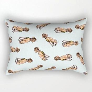 18 x 26 pulgadas/45 por 65 cm Perros Manta fundas de cojín Impreso, 2 lados para regalo para Gril amigo, tienda, habitación de los niños, sofá, regalo para GF, decorativo, sala de estar, Saloon, día del Veterano, Interior,