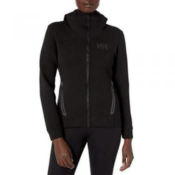Helly Hansen W HP Ocean Swt Jacket Sudadera con Capucha, Mujer, 990 Black, M