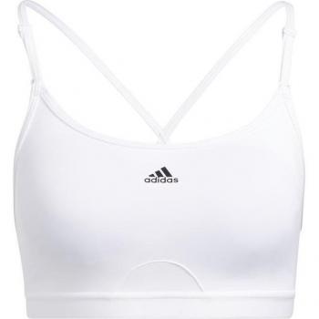 Adidas Aeroreact Low-Support Padded Sujetador Deportivo para Mujer, Color Blanco, Talla XS