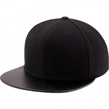 Gorra Flexfit Carbon Snapback Unisex Talla Única Negra/Carbono 80% Poliacrilato 20% Lana