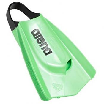 Aletas de Natación Powerfin Pro II - Unisex, Cortas, 100% Silicona, Cómodas para Entrenamiento en Piscina