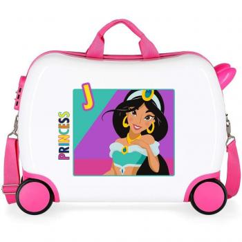 Disney Princesas Maleta Infantil Multicolor 50x38x20 cms Rígida ABS Cierre combinación 34L 2,3Kgs 4 Ruedas Equipaje de Mano