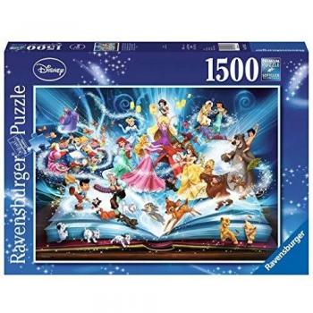Ravensburger - Puzzle, diseño DCL El Libro mágico de los Cuentos de Disney, 1500 Piezas