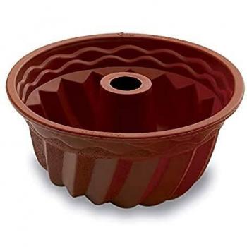 Lacor - 66735 - Molde Savarin Alto Silicona - Rojo