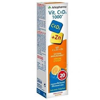 Arkopharma Vit C Y D3 1000 20 Comp Eferv