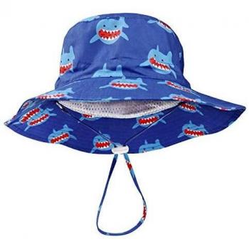 DRESHOW Unisexo Bebé Niña Niño Sombrero de Sol Verano Algodón Ajustable Pescador Gorra Protección de Sol Anti UV Para Exteriores/Natación/Playa/Piscina UPF 50+