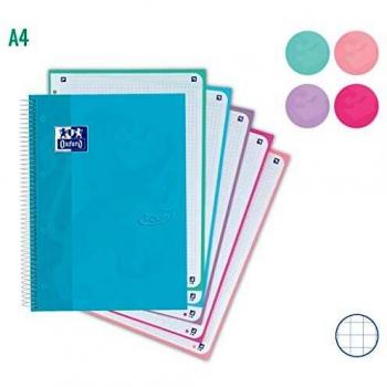 Oxford Pastel Bloc Micro120 A4cuadr-5col