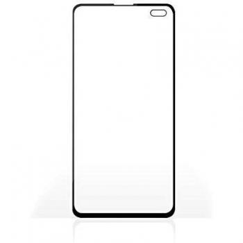 Glasdisplayschutz für Das Samsung Galaxy S10 Plus | Schutz für Das ganze Display | 3D-Krümmung | Transparent/Schwarz
