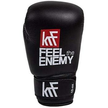 KRF The New Urban Concept Box Krf DC Guantes Entreno 12Oz Boxeo Unisex Adulto, Negro