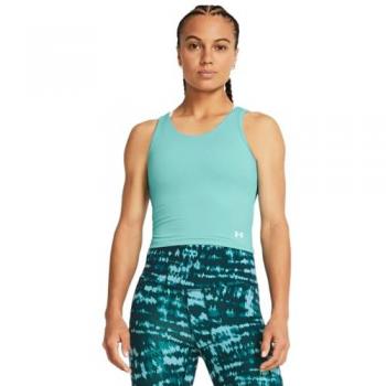 Under Armour Motion Sleeveless T-shirt Azul M Mujer