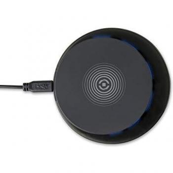 Celly Cargador Inalámbrico de Red indicador Led, carga rápida Wireless 10 W, 10 a, Negro