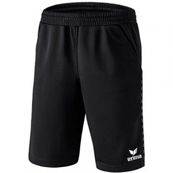 Erima Trainingsshorts - Pantalones cortos deportivos para hombre, color negro, talla S