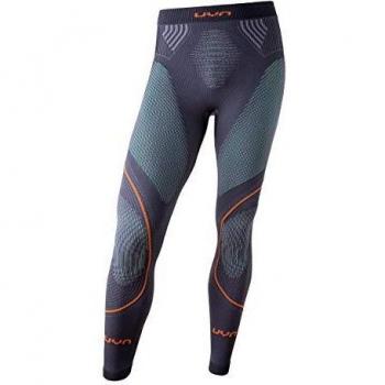 UYN Evolutyon - Pantalón Interior térmico para Hombre, Hombre, U100005, Charcoal/Green/Orange Shiny, L-XL
