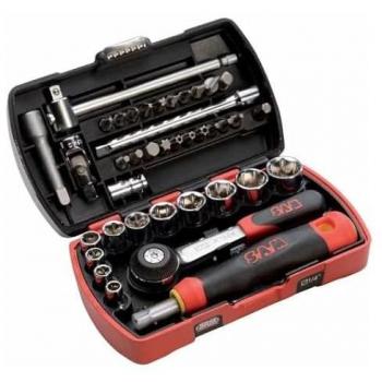 Juego de luces de bolsillo SAM Outillage - 39 tomas y accesorios 1/4'' - 73R39