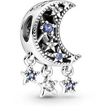 Anillo Cruzado Triple Alianza en Pavé de Pandora con Recubrimiento en Oro de 14K y 48 Zirconias Cúbicas