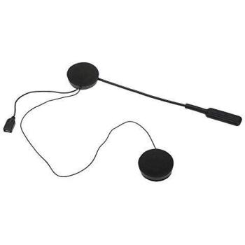 Docooler Auriculares Motocicleta Cascos Bluetooth 4.0 Cascos Inalambricos, Altavoces Duales Estéreo Manos Libres con Micrófono Auriculares para Teléfonos Inteligentes Dispositivos Compatibles
