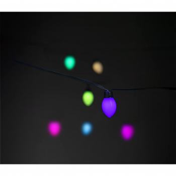 Cadena de luces exteriores inteligentes Lite Bulb Moments 50x ovaladas, 10m