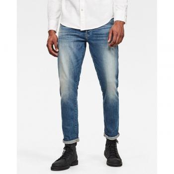 G-Star Raw Men's 3301 Regular Tapered Jeans with BCI Cotton, Blue