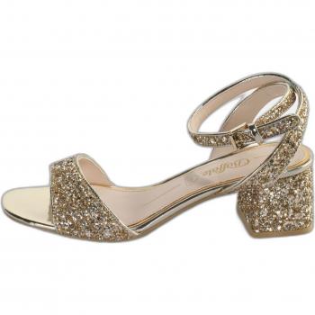Buffalo Rainelle Women's Heeled Sandals with Vegan Glitter