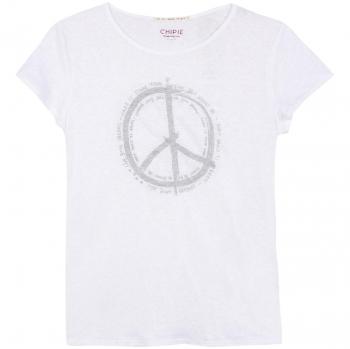 Chipie Feder, Camiseta Para Niñas, Blanc