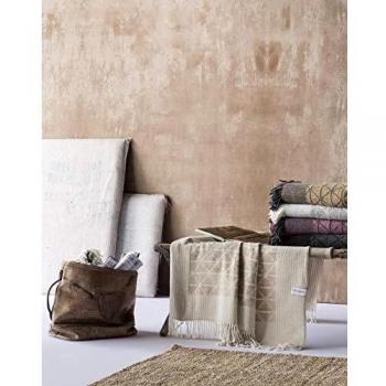 PLAID KALET 130x170 cm OCRE