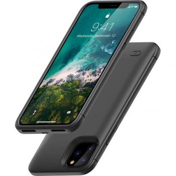 Funda Cargadora Batería Externa Delgado para iPhone 11 Pro Max - Power Bank y Cubierta de Carga